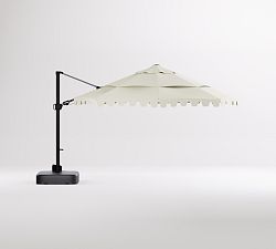 Scalloped Round Premium Cantilever Umbrella (13')