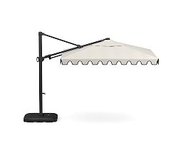 Scalloped Square Premium Cantilever Umbrella (10')