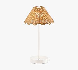 Moe Woven LED Cordless Rechargeable Table Lamp (15")