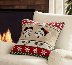 Disney Mickey Mouse and Friends Fair Isle Pillow Cover