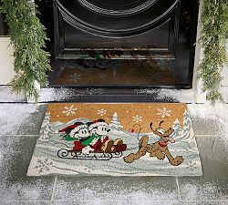 Disney Mickey Mouse and Friends Holiday Doormat