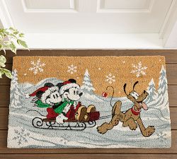 Disney Mickey Mouse and Friends Holiday Doormat