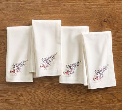 Disney Mickey Mouse and Friends Christmas Cotton Napkin - Set of 4
