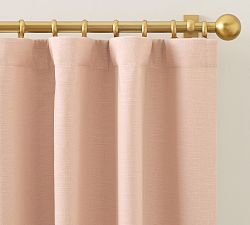 Open Box: Emery Linen Blackout Curtain (50"W x 96"L) - Blush