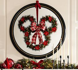 Disney Mickey Mouse and Friends Faux Lit Wreath &amp; Garland