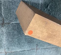 Open Box: Brighton Floating Wood Shelf (8"D x 48"W) - Gray Wash
