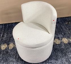 Open Box: Balboa Upholstered Dining Chair - Performance Boucle Oatmeal