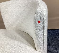 Open Box: Balboa Upholstered Dining Chair - Performance Boucle Oatmeal