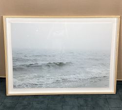 Open Box: Cadence Of Waves by Tara Hogan (54"W x 38"H) - Raw Pine Finish