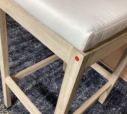 Open Box: Indio Coastal Outdoor Barstool (30") - Biscotti &amp; Oat Rope