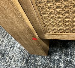 Open Box: Marina Cane 3-Drawer Dresser (36") - Seadrift