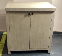 Open Box: Modern Farmhouse Modular Closed Double Storage Cabinet (34") - Fog
