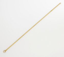 Open Box: Drapery Wand (45"L) - Brass