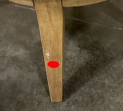 Open Box: Layton Upholstered Dining Chair - Performance Boucle Oatmeal, Seadrift Legs