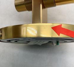 Open Box: Parris Single Tube Sconce - Aged Brass