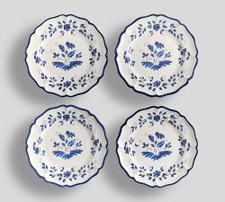 Lucia Stoneware Appetizer Plates - Set of 4