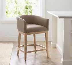 Baldwin Leather Low Back Bar &amp; Counter Stools