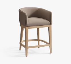 Baldwin Leather Low Back Bar &amp; Counter Stools