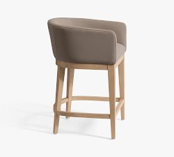Baldwin Leather Low Back Bar &amp; Counter Stools