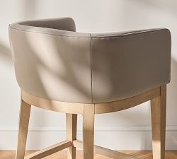Baldwin Leather Low Back Bar &amp; Counter Stools