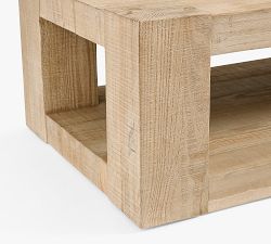 Rockport Square Reclaimed Wood Coffee Table (44"-55")