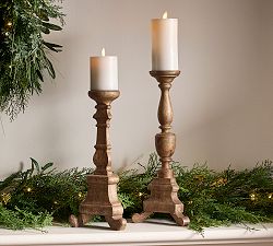 Wooden Candle Holder