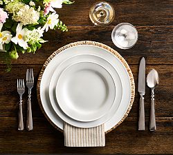Great White Porcelain Appetizer Plates - Set of 4