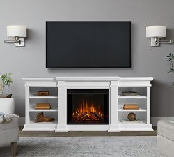 Reedley Electric Fireplace Media Cabinet (72")