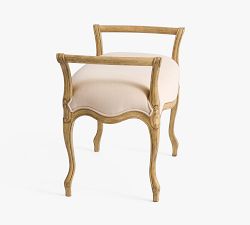 LoveShackFancy Upholstered Vanity Stool (30.75")