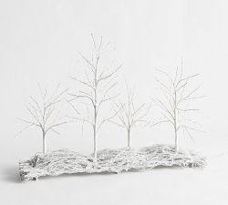Lit Twinkling Twig Centerpiece