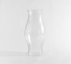Phoebe Etched Hurricane Candle Sleeve
