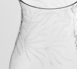 Phoebe Etched Hurricane Candle Sleeve