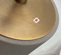 Open Box: Arvin Table Lamp - Gray &amp; Antique Brass