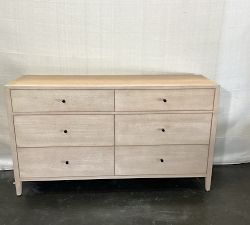 Open Box: Rylee 6-Drawer Dresser (60") - White Wash