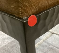 Open Box: Sedona Accent Stool - Hair on Hide