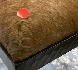 Open Box: Sedona Accent Stool - Hair on Hide