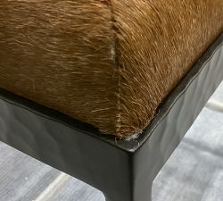 Open Box: Sedona Accent Stool - Hair on Hide