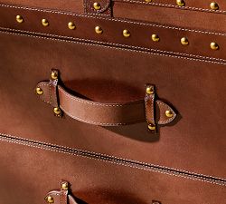 Leather Trunk Nightstand (20")