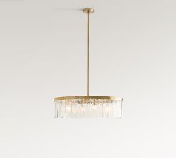 Windham Glass Round Chandelier (30"-42")