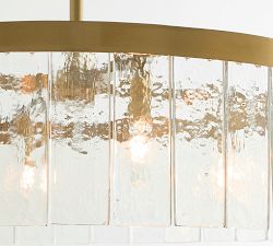 Windham Glass Round Chandelier (30"-42")