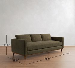 Jake Turned Leg Sofa (64"&ndash;120")