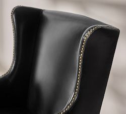 Thatcher Leather Swivel Desk Chair