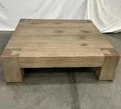Open Box: Fia Square Coffee Table (55") - Rustic Wormwood Oak