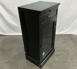 Open Box: Modular Bar Glass Door Base (18") - Black
