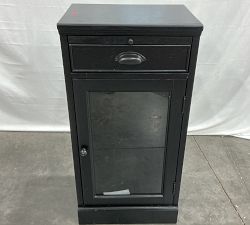 Open Box: Modular Bar Glass Door Base (18") - Black
