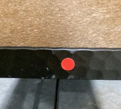 Open Box: Sedona Leather Bench (60") - Hair on Hide, Antique Brown