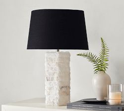 Gallery Textured Linen Tapered Shade