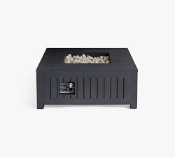Indio Metal Square Fire Pit Table with Lid (36")