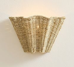 Raya Woven Sconce (9")
