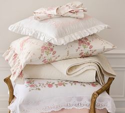 LoveShackFancy Antique Floral Sheet Set